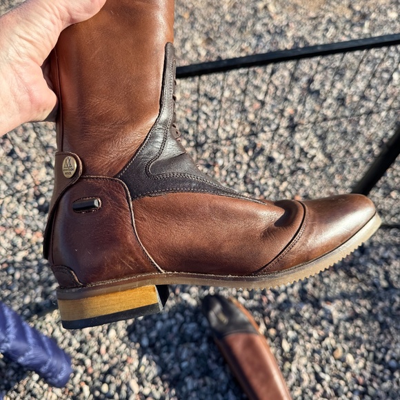 Mountain Horse Sovereign field boots Brown NWOB Size 7 Tall/Slim + Extras! - Picture 11 of 13